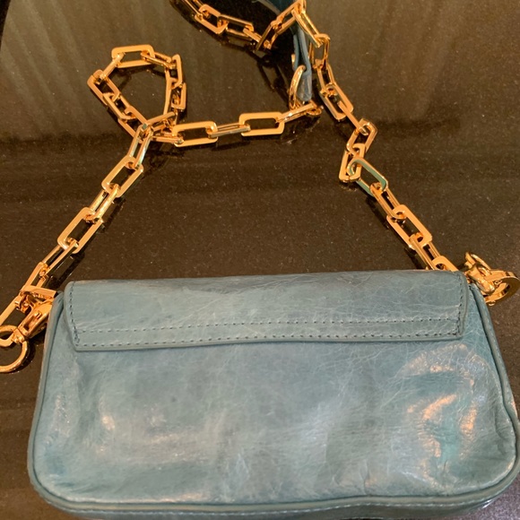 Tory Burch Blue Leather Crossbody - Picture 3 of 8